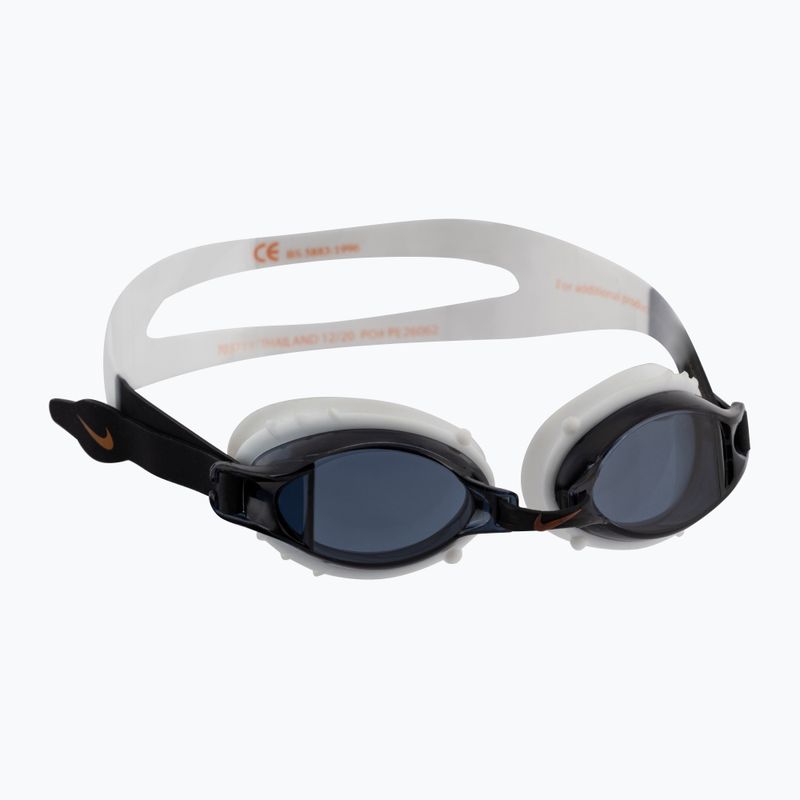 Nike CHROME JUNIOR gyermek úszószemüveg fekete-fehér NESSA188-014