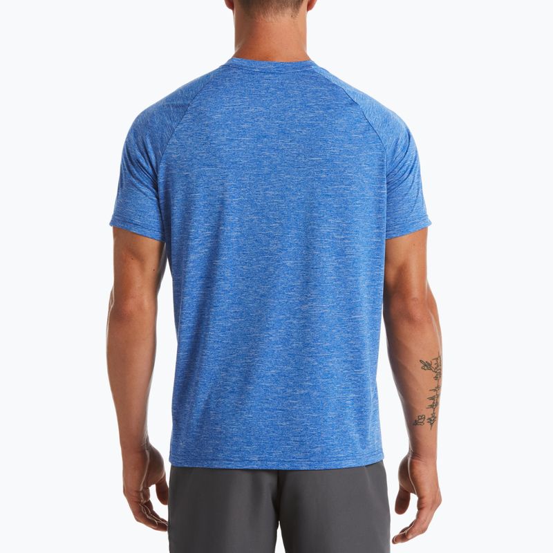 Férfi edzőpóló Nike Heather sötétkék NESSA589-494 2
