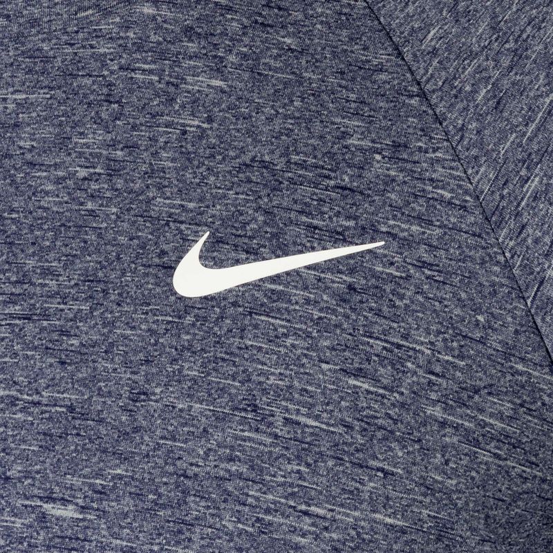 Férfi hosszú ujjú edzőruha Nike Heather navy blue NESSA590-440 6