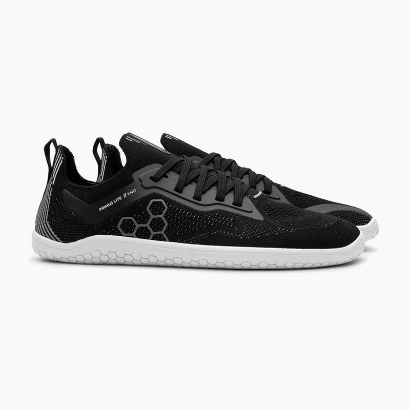 Vivobarefoot női mezítlábas cipő Primus Lite Knit obszidián 8