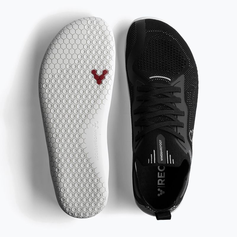 Vivobarefoot női mezítlábas cipő Primus Lite Knit obszidián 13