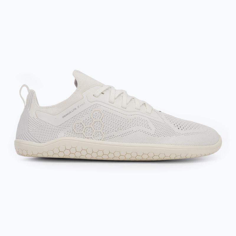 Vivobarefoot női mezítlábas cipő Primus Lite Knit világos fehér 2