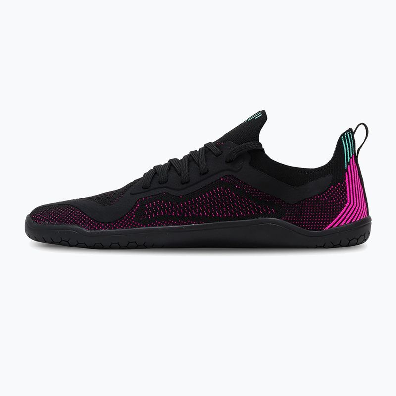 Női barefoot cipő Vivobarefoot Primus Lite Knit obsidian/ vibrant pink 2
