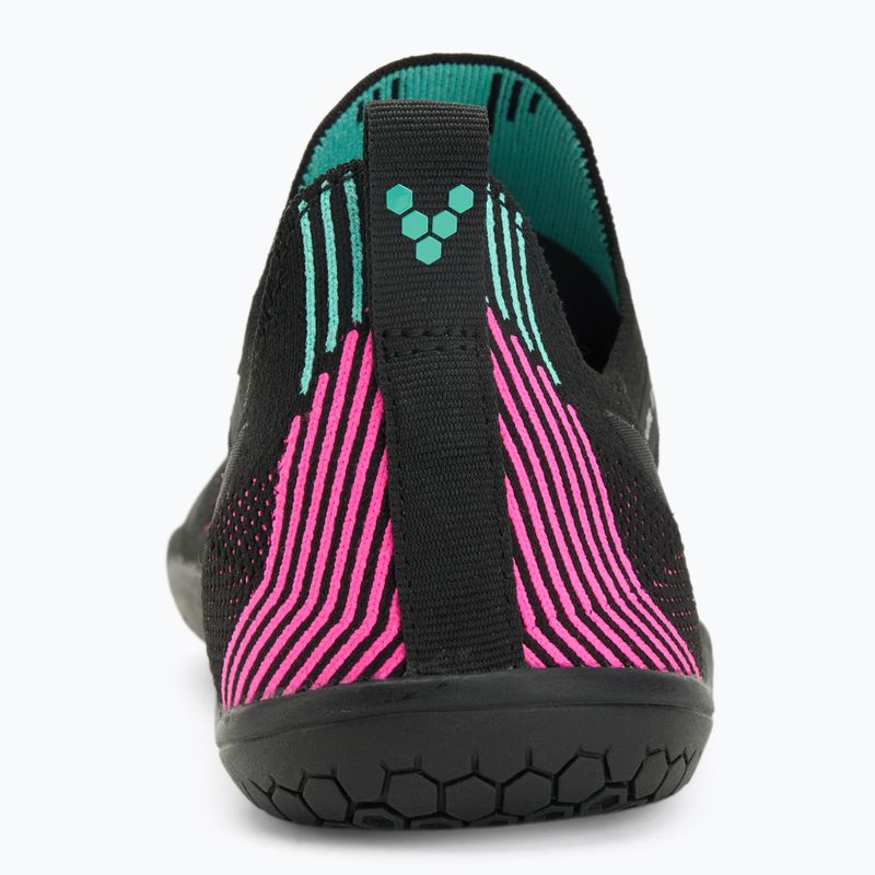 Női barefoot cipő Vivobarefoot Primus Lite Knit obsidian/ vibrant pink 6