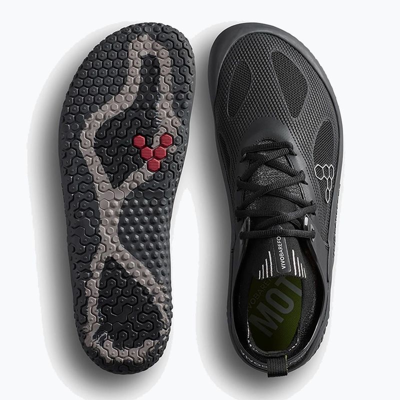 Férfi barefoot cipő Vivobarefoot Motus Strength obsidian/grey 5