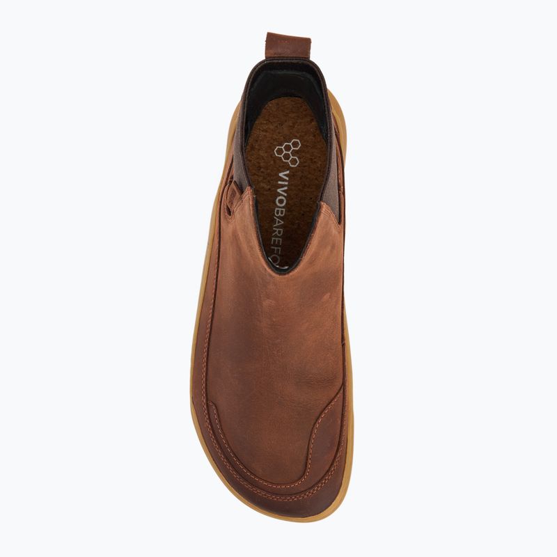 Vivobarefoot női mezítlábas cipő Gobi Chelsea fahéj 5