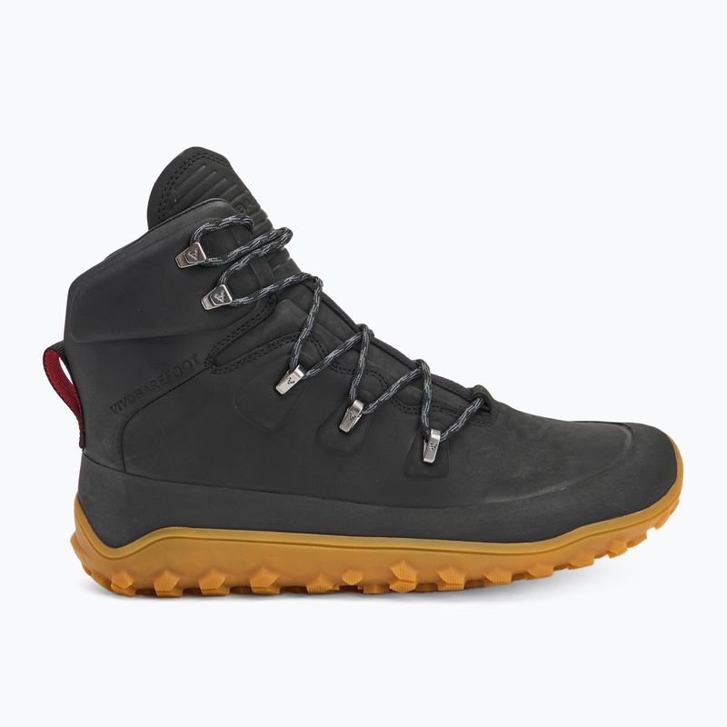 Férfi mezítlábas cipő Vivobarefoot Tracker Leather obszidián 2
