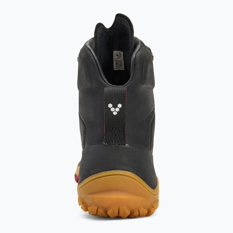 Férfi mezítlábas cipő Vivobarefoot Tracker Leather obszidián 6
