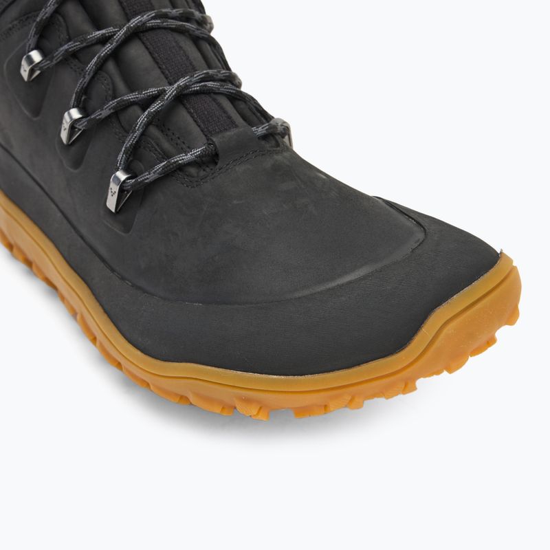 Férfi mezítlábas cipő Vivobarefoot Tracker Leather obszidián 7