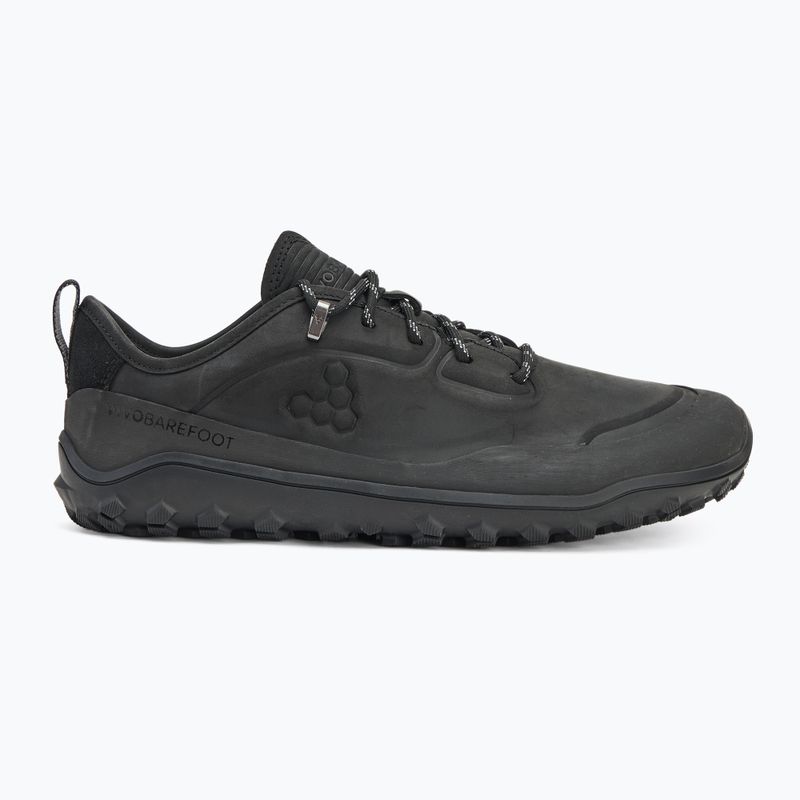 Férfi barefoot cipő Vivobarefoot Tracker Leather Low obsidian 2