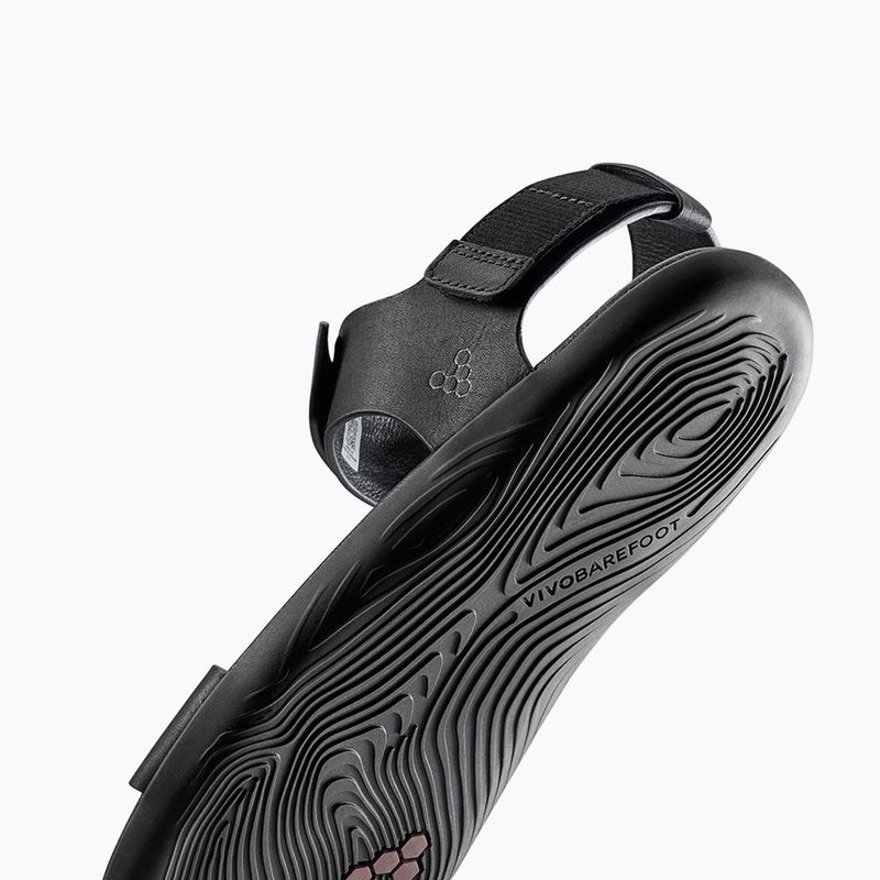 Vivobarefoot Sensus Yin obszidián női szandálok 9