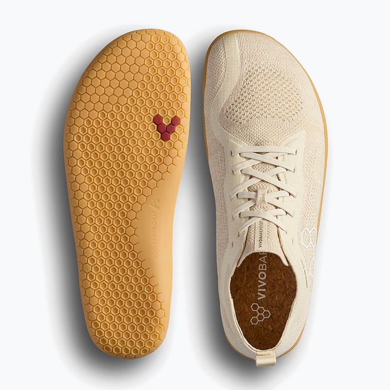 Női barefoot cipők Vivobarefoot Primus Lite Knit coconut 4