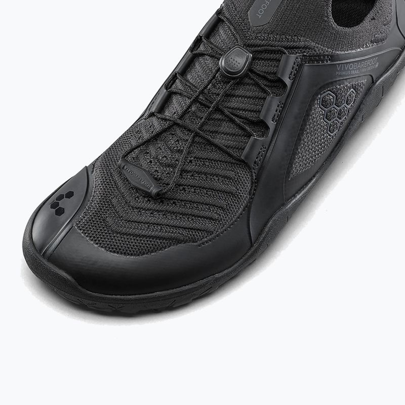 Férfi barefoot cipő Vivobarefoot Primus Trail Knit Fg obsidian/obsidian 8