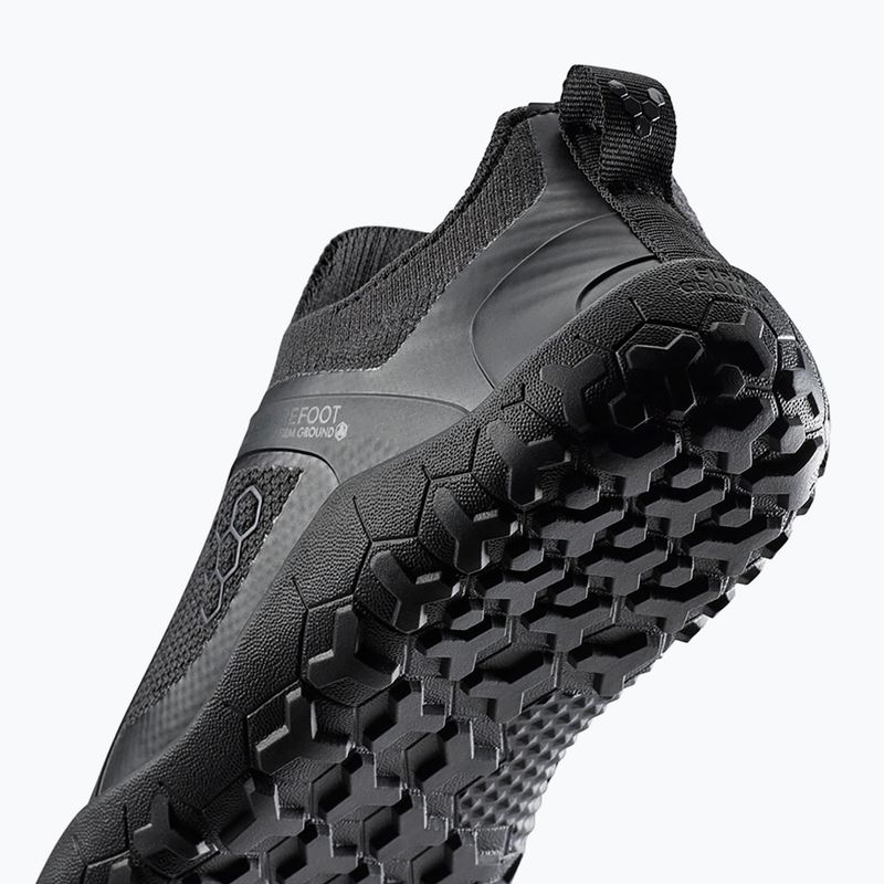 Férfi barefoot cipő Vivobarefoot Primus Trail Knit Fg obsidian/obsidian 9