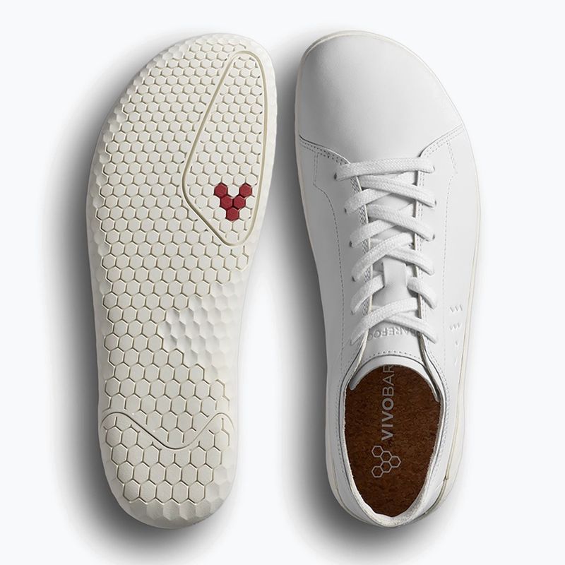 Férfi barefoot cipő Vivobarefoot Geo Court IV bright white 5