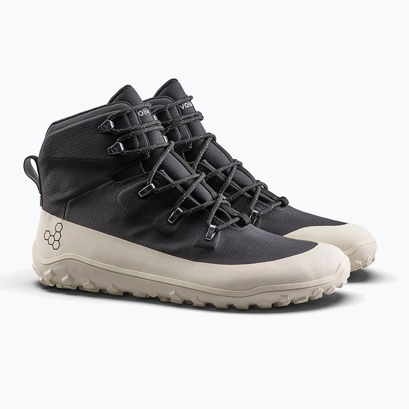 Férfi mezítlábas cipő Vivobarefoot Tracker Textile At obszidián/fehér 3