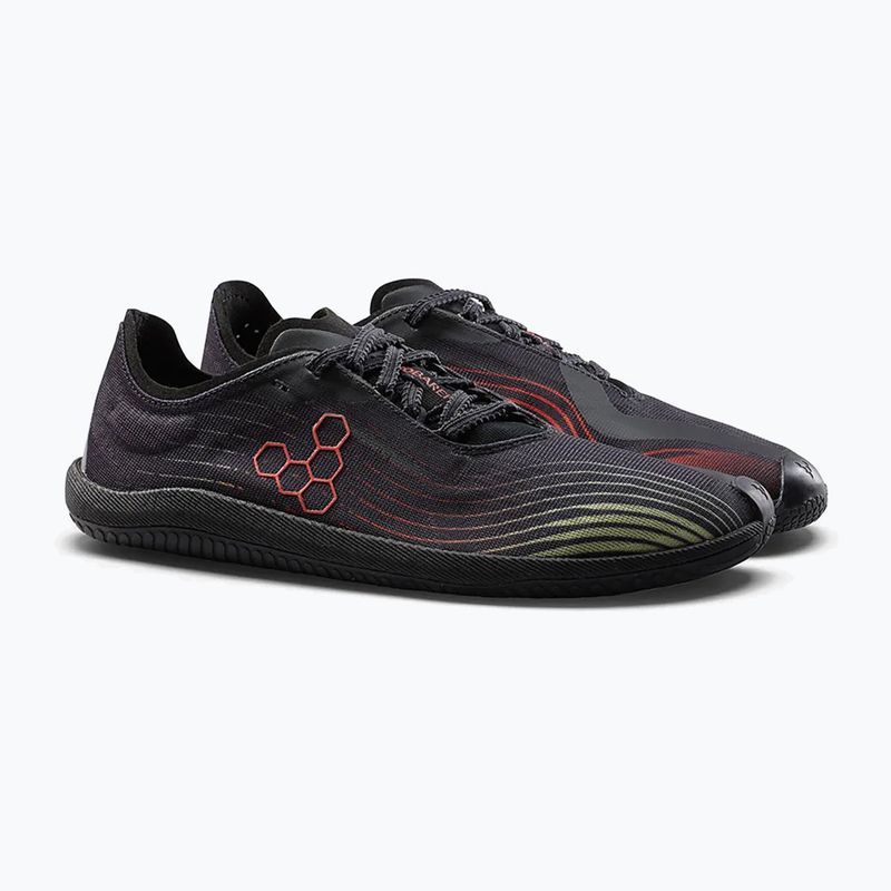 Férfi Vivobarefoot Primus Flow barefoot cipő obsidián/cseresznye paradicsom 3