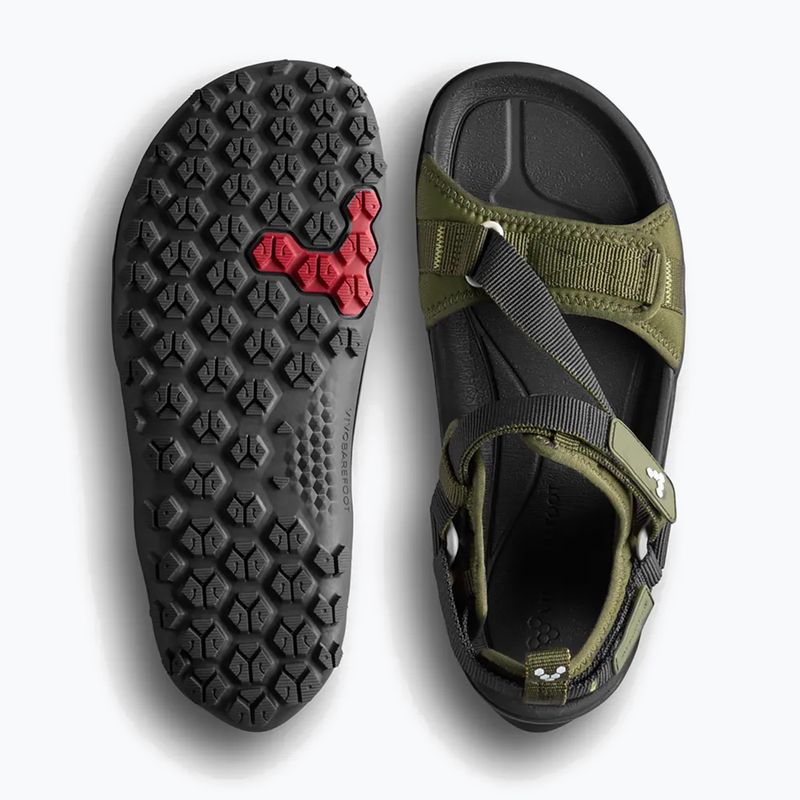 Női barefoot szandál Vivobarefoot Tracker Ora dark olive 5