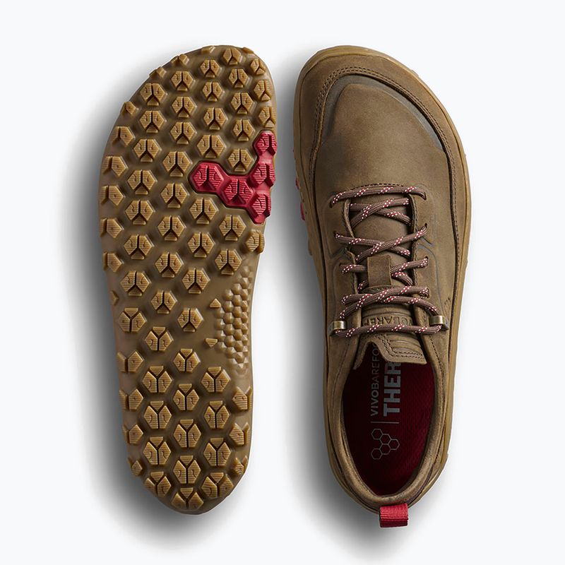 Férfi barefoot cipő Vivobarefoot Tracker Leather Low bracken 5