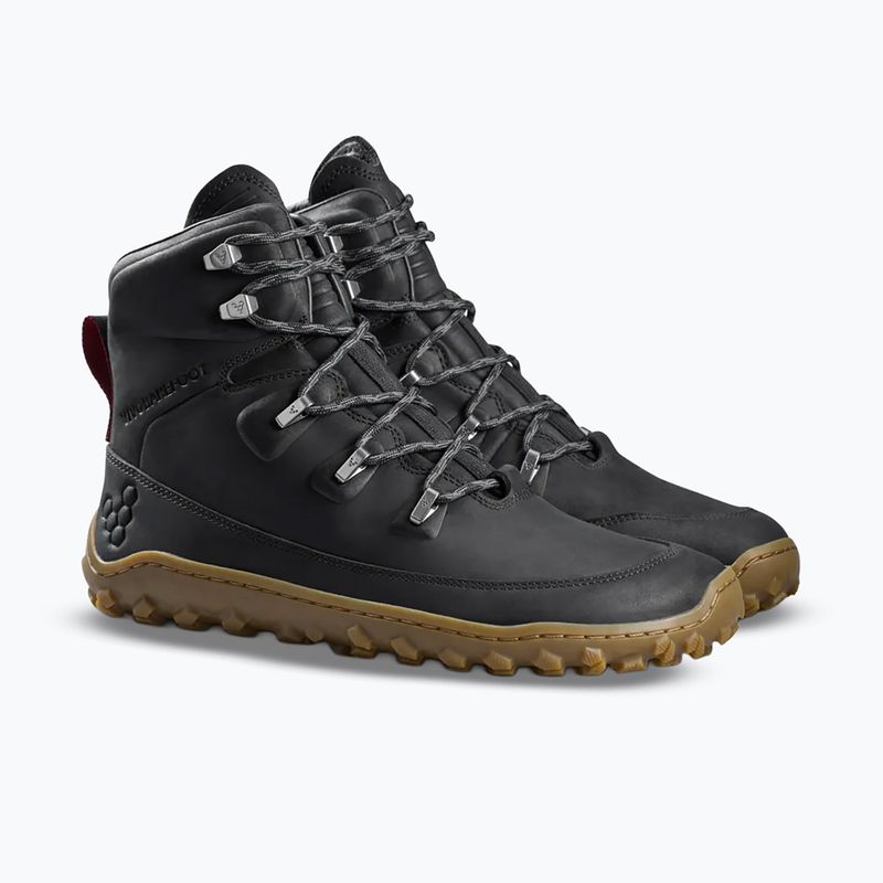 Férfi barefoot cipők Vivobarefoot Tracker Leather obsidian 3