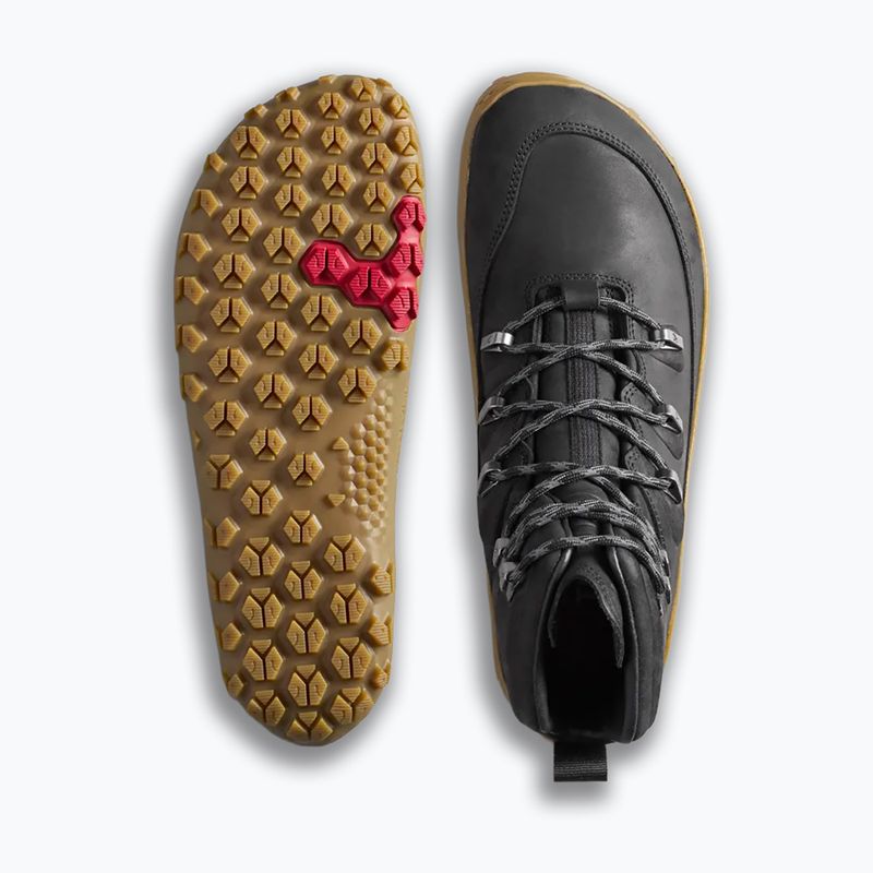 Férfi barefoot cipők Vivobarefoot Tracker Leather obsidian 5