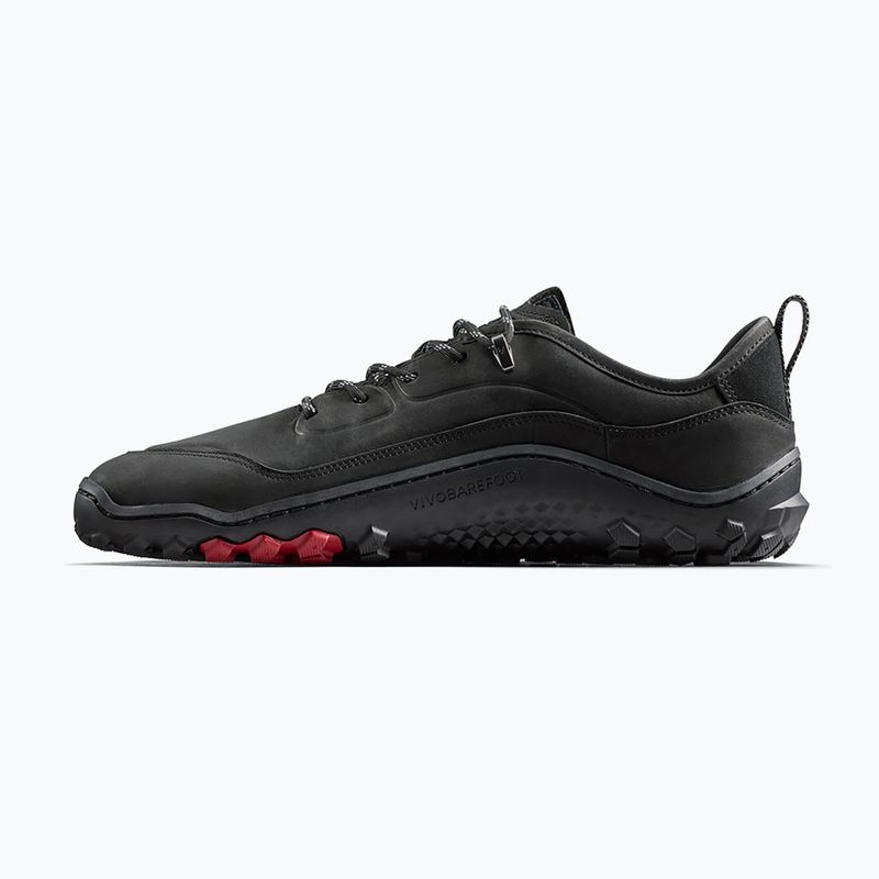 Férfi barefoot cipők Vivobarefoot Tracker Leather Low obsidian 2