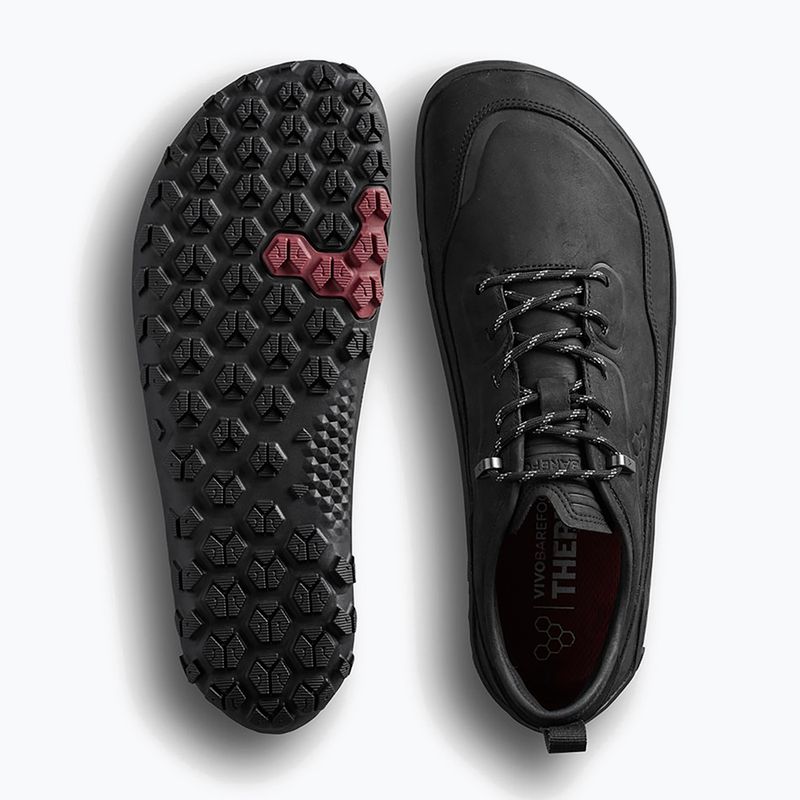 Férfi barefoot cipők Vivobarefoot Tracker Leather Low obsidian 3