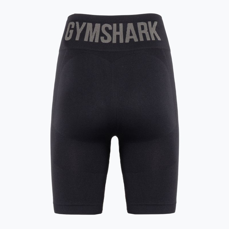 Női Gymshark Flex kerékpáros edzőnadrág fekete 2