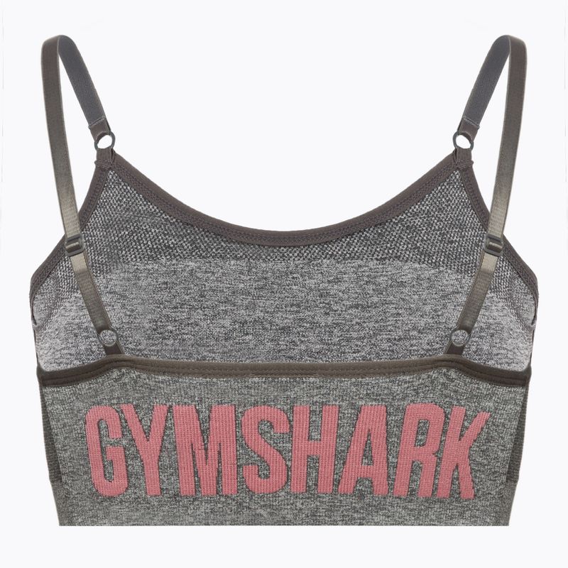 Gymshark Flex Strappy sportmelltartó marl / rózsaszín 2