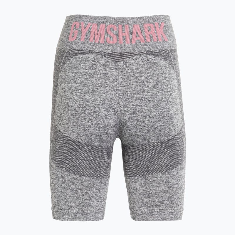 Női Gymshark Flex Kerékpáros edzőnadrág marl / rózsaszín 2