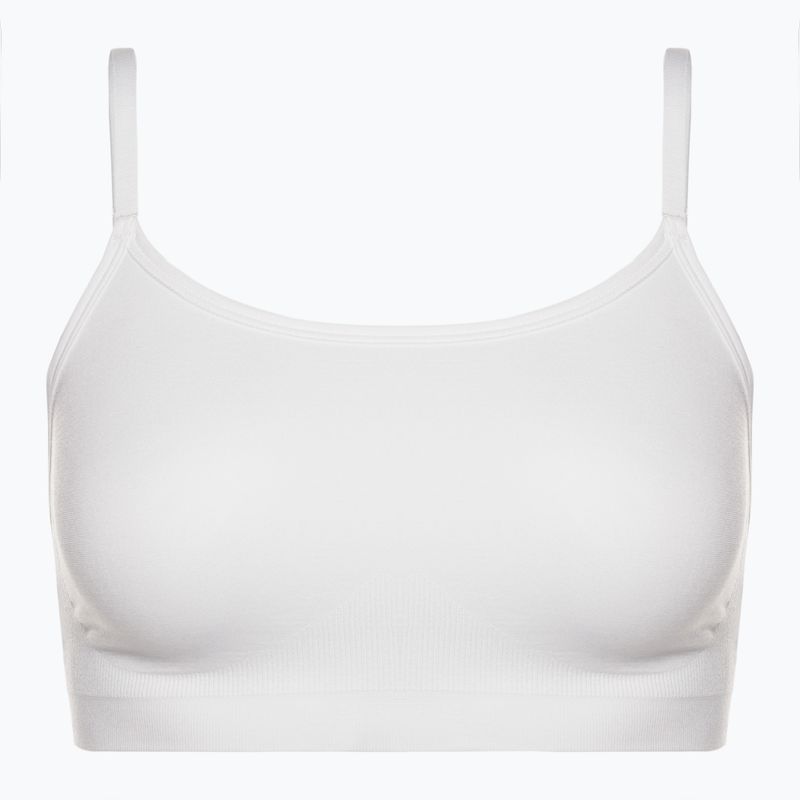 Gymshark Seamless Bralette magas nyakú fitnesz melltartó fehér 5