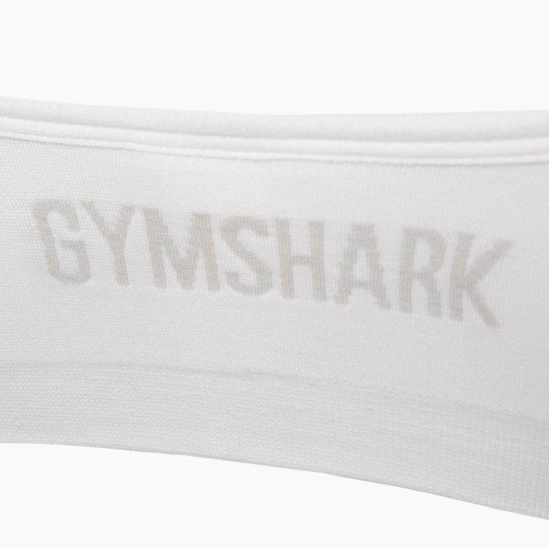Gymshark Seamless Bralette magas nyakú fitnesz melltartó fehér 7