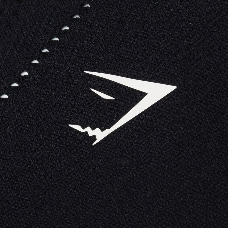 Női edző póló Gymshark Energy Seamless fekete 7