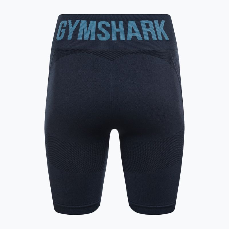 Női edzőnadrág Gymshark Flex Kerékpározás tengerészkék 7