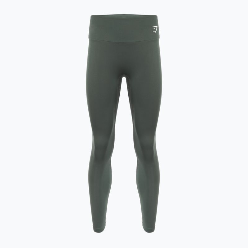 Női sportleggings Gymshark Training Full Length obsidian / green