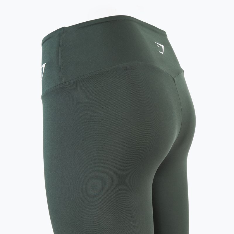 Női sportleggings Gymshark Training Full Length obsidian / green 4