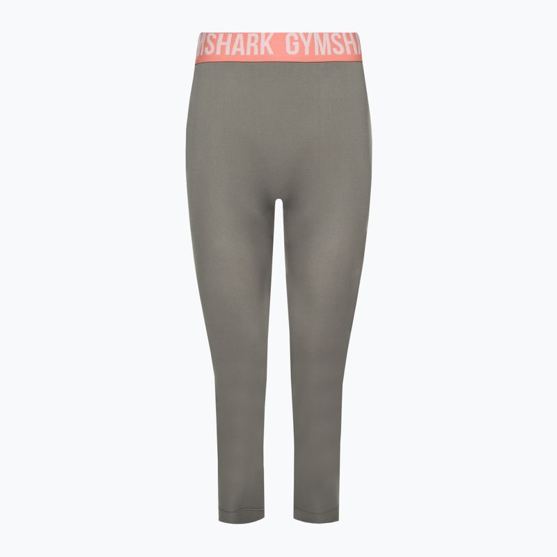 Női edzés leggings Gymshark Fit Cropped füstös szürke 5