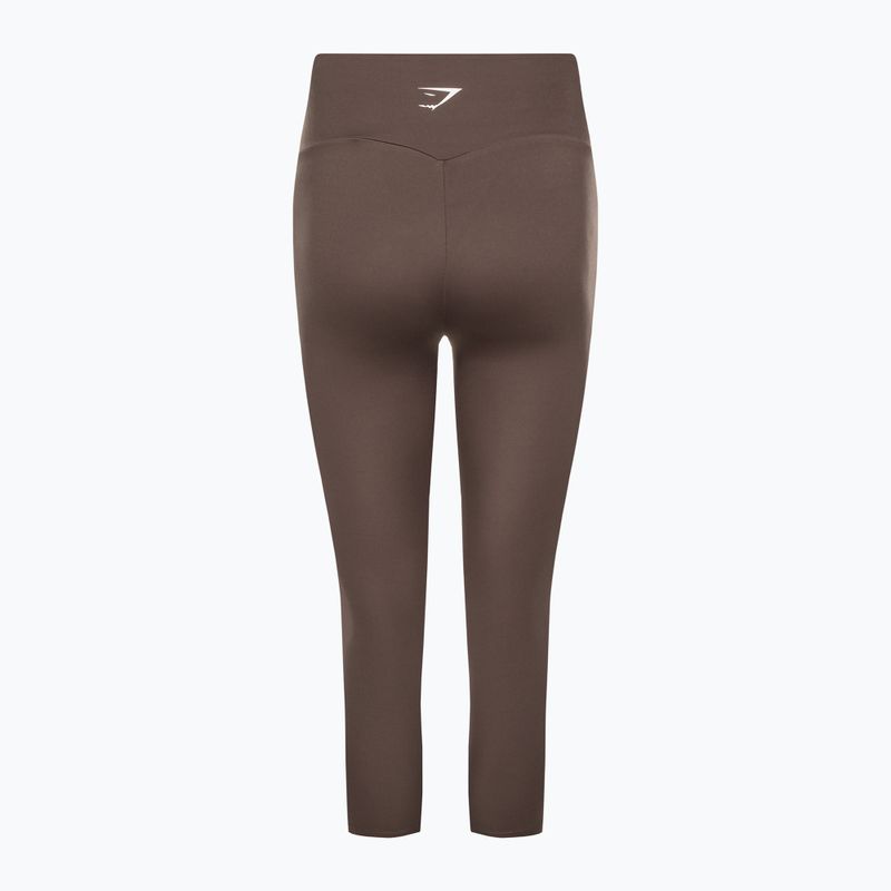 Női Gymshark edző leggings 7/8 penny barna 6