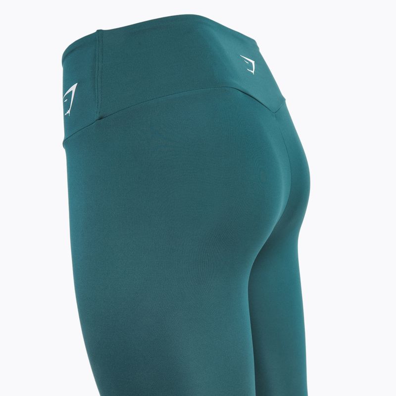 Női Gymshark edző leggings 7/8 teal színű 4