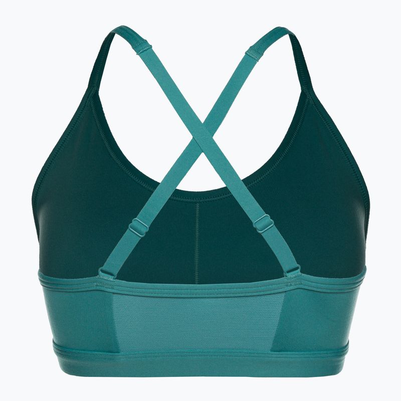 Gymshark Ruched Training Sports fauna teal fitnesz melltartó 6