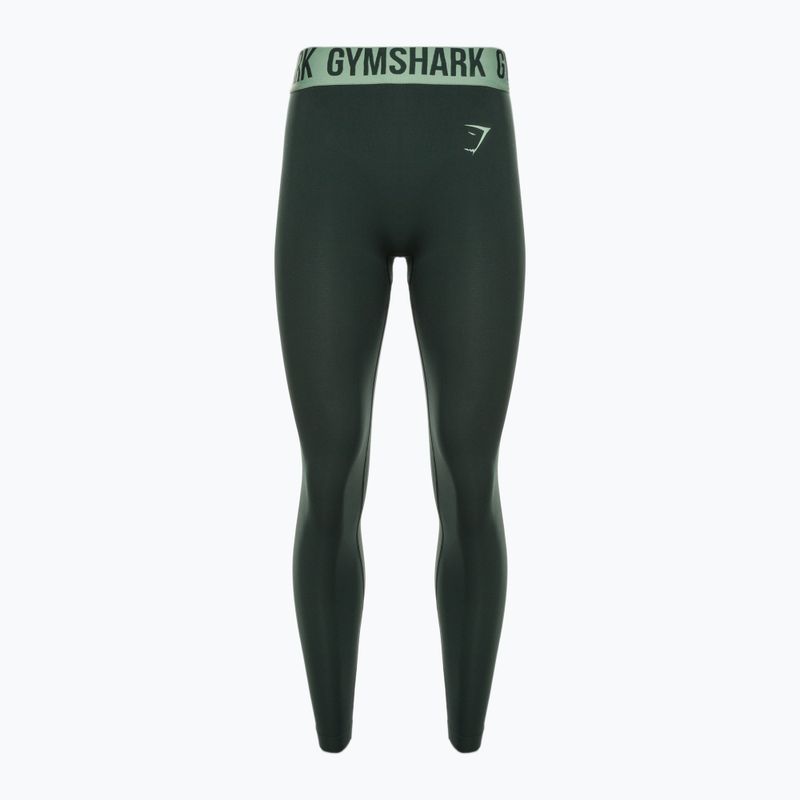 Női edző leggings Gymshark Fit obszidián zöld 5