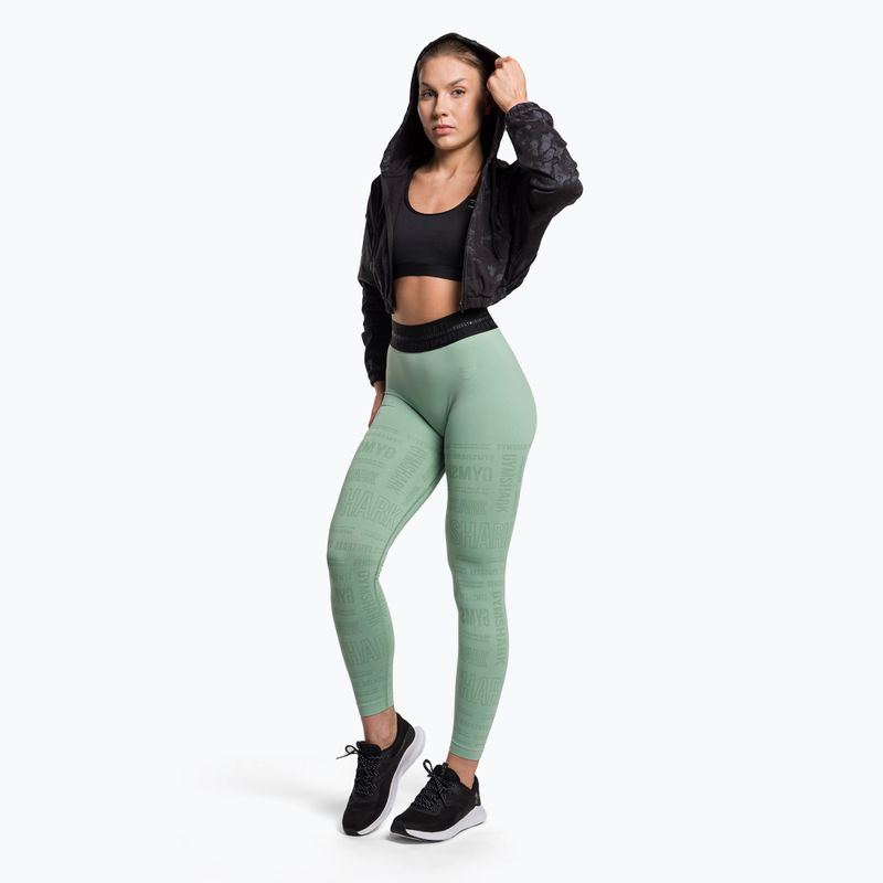 Női edzős pulóver Gymshark KK Twins Zip Up Crop fekete/kék 2