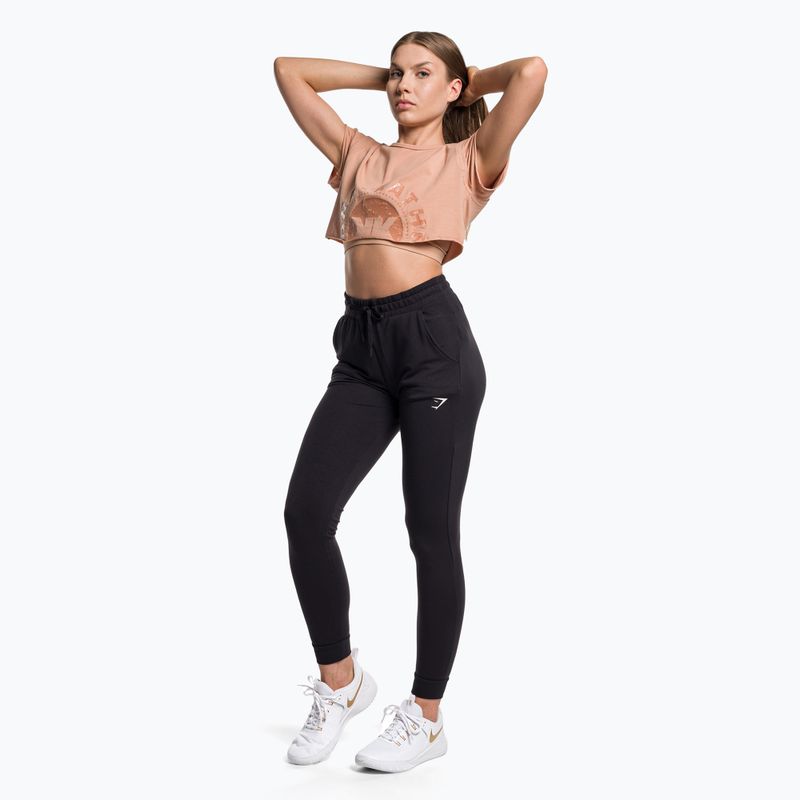 Női Gymshark KK Twins Raw Crop Top meleg buffa 2