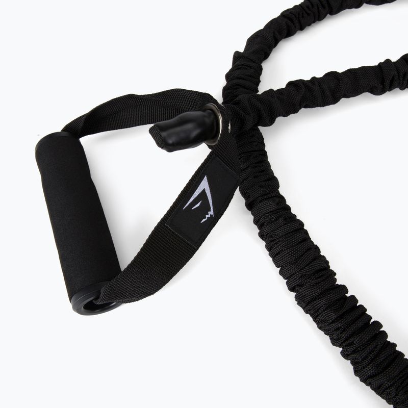 Gymshark nehéz ellenállás zsinór edzés expander fekete 3