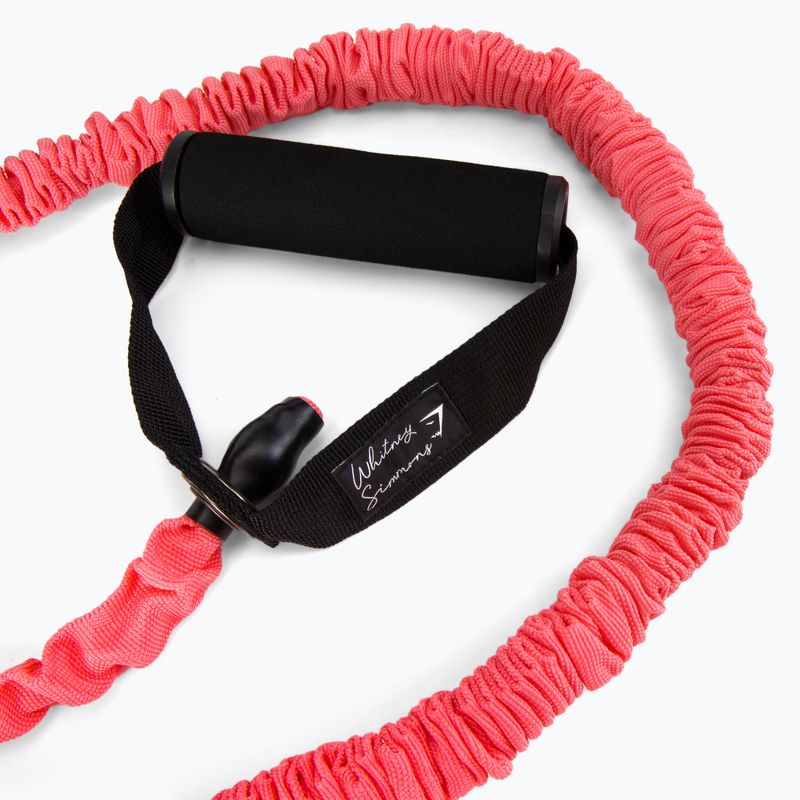 Gymshark Whitney V3 könnyű ellenállású edzőterjesztő piros/fekete 3
