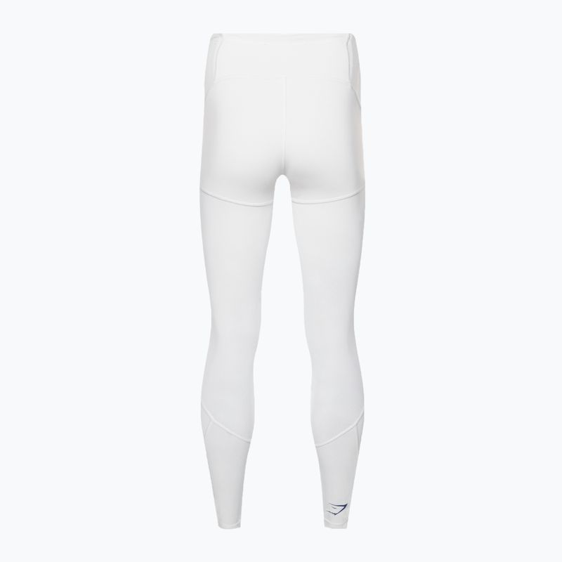 Női edző leggings Gymshark Pulse fehér/kék 7