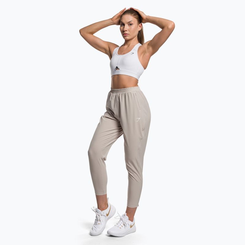 Gymshark Pulse Sports sportmelltartó fehér 2