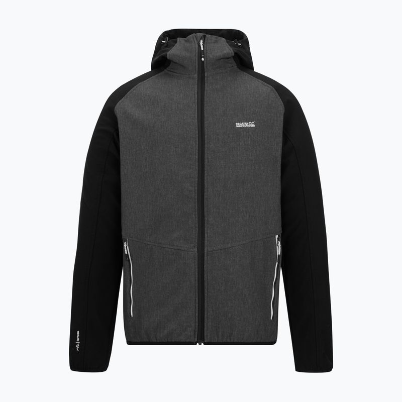 Férfi softshell dzseki REGATTA Arec III ash marl/black 5