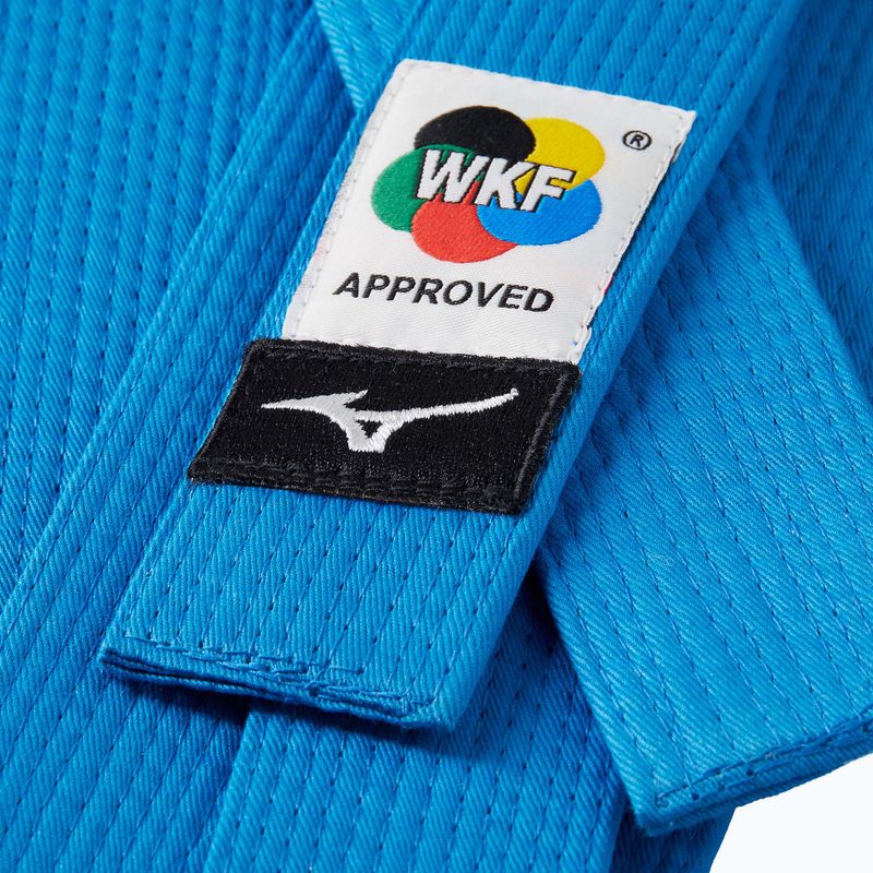 Kimonó öv Mizuno Karate WKF RB blue 2