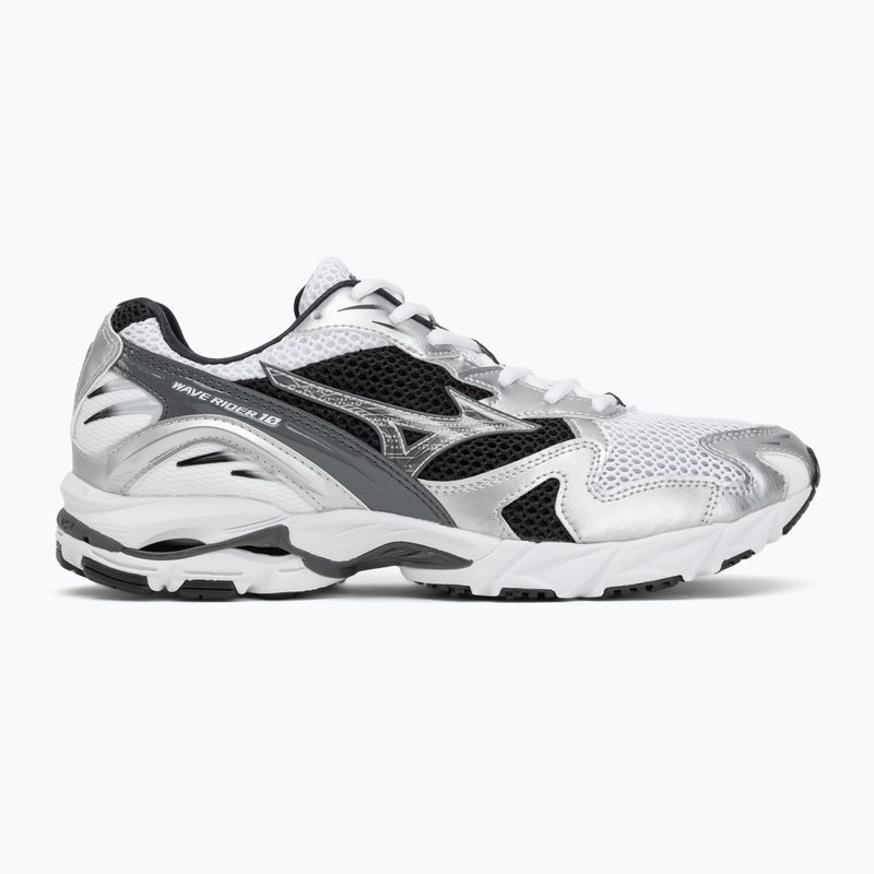 Férfi cipő Mizuno Wave Rider 10 fehér/ezüst/fekete 2